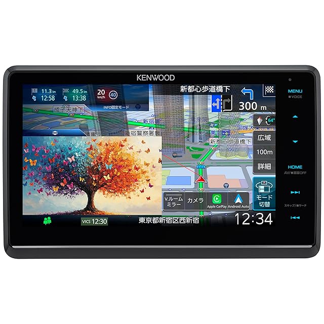 ケンウッド(Kenwood)カーナビ 彩速 HD8インチ MDV-M812F 「Apple