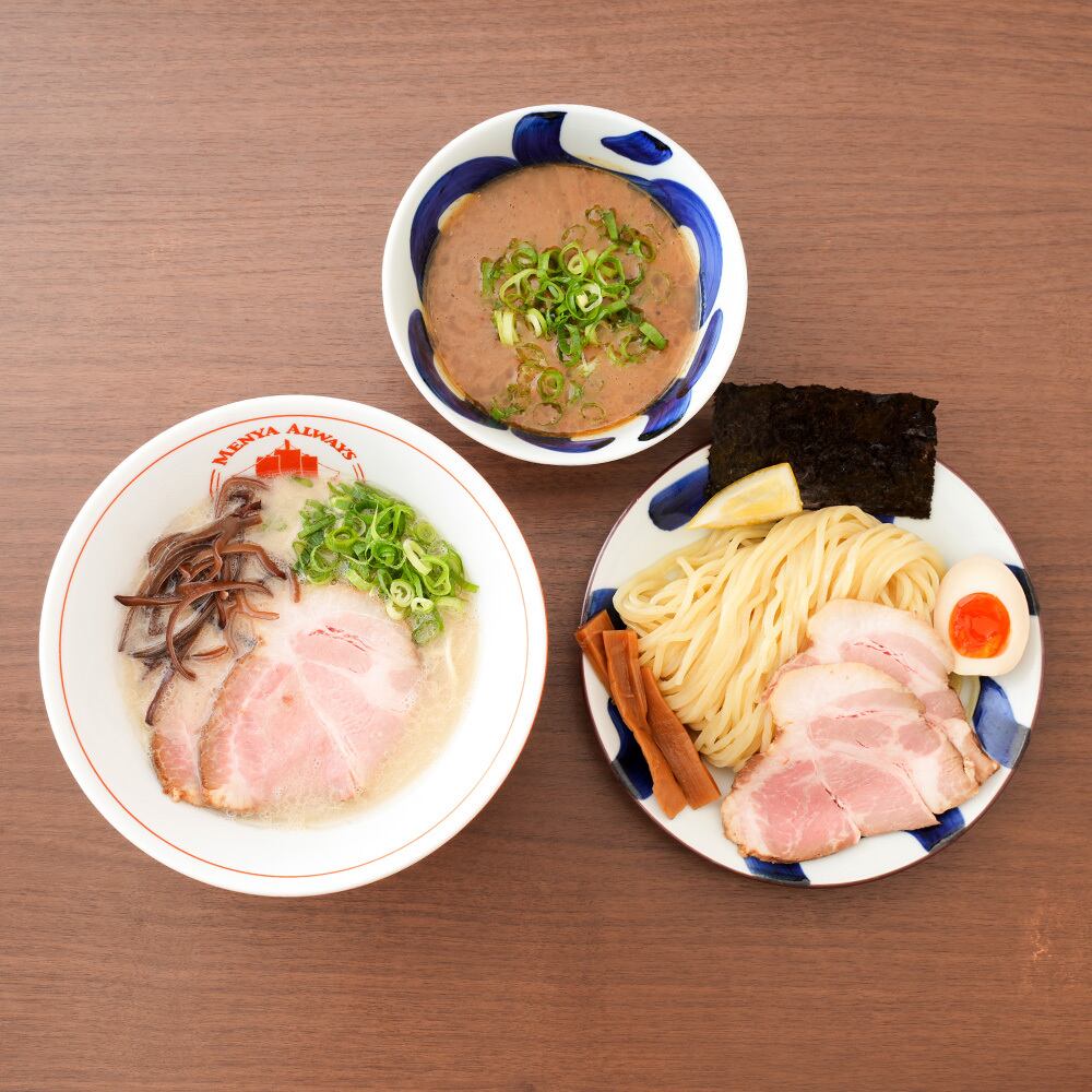 とんこつラーメン2食・長崎あご出汁魚介つけ麺2食セット | 【通販】麺