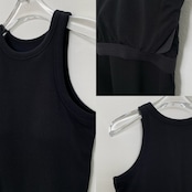 カップ付テレコアメスリtank/ブラック