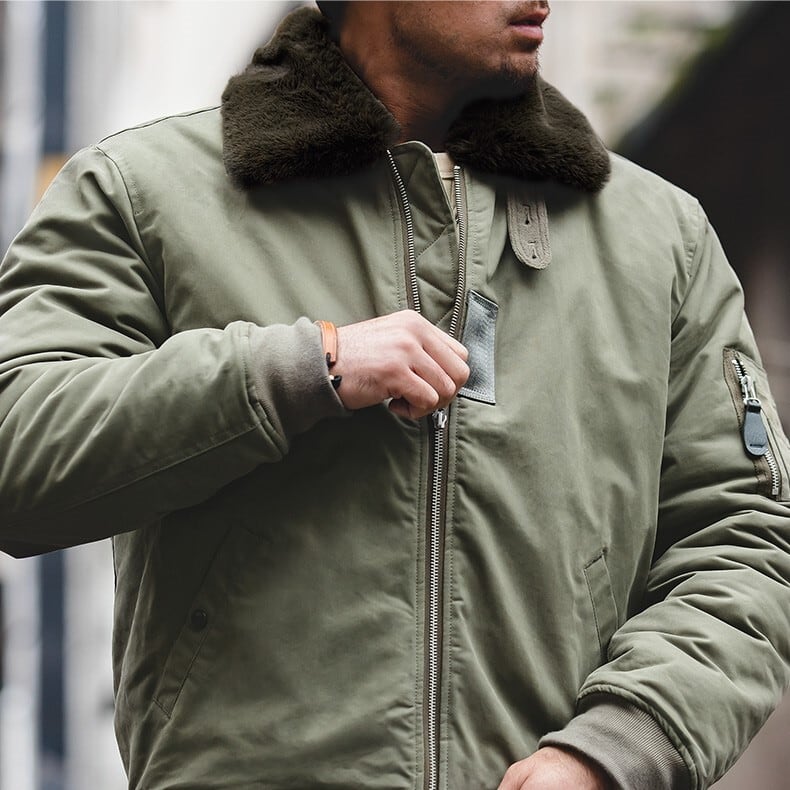 B-15 コットンフライトジャケット中綿入 2色 L0066 | アメカジ SHOP