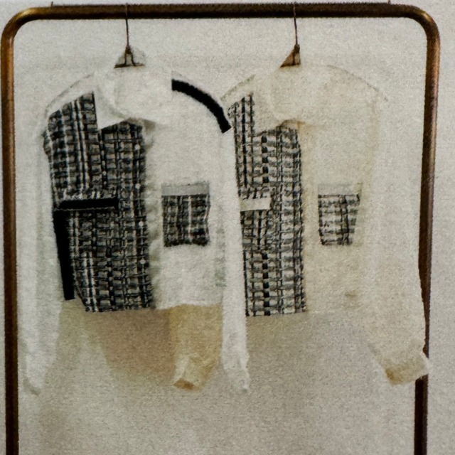 セブンデイズ 1260165　アシメツイードデザインシアーSH