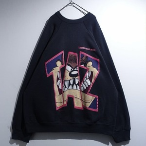 90s “Looney Tunes” Tazumanian Devil Print Design Sweat