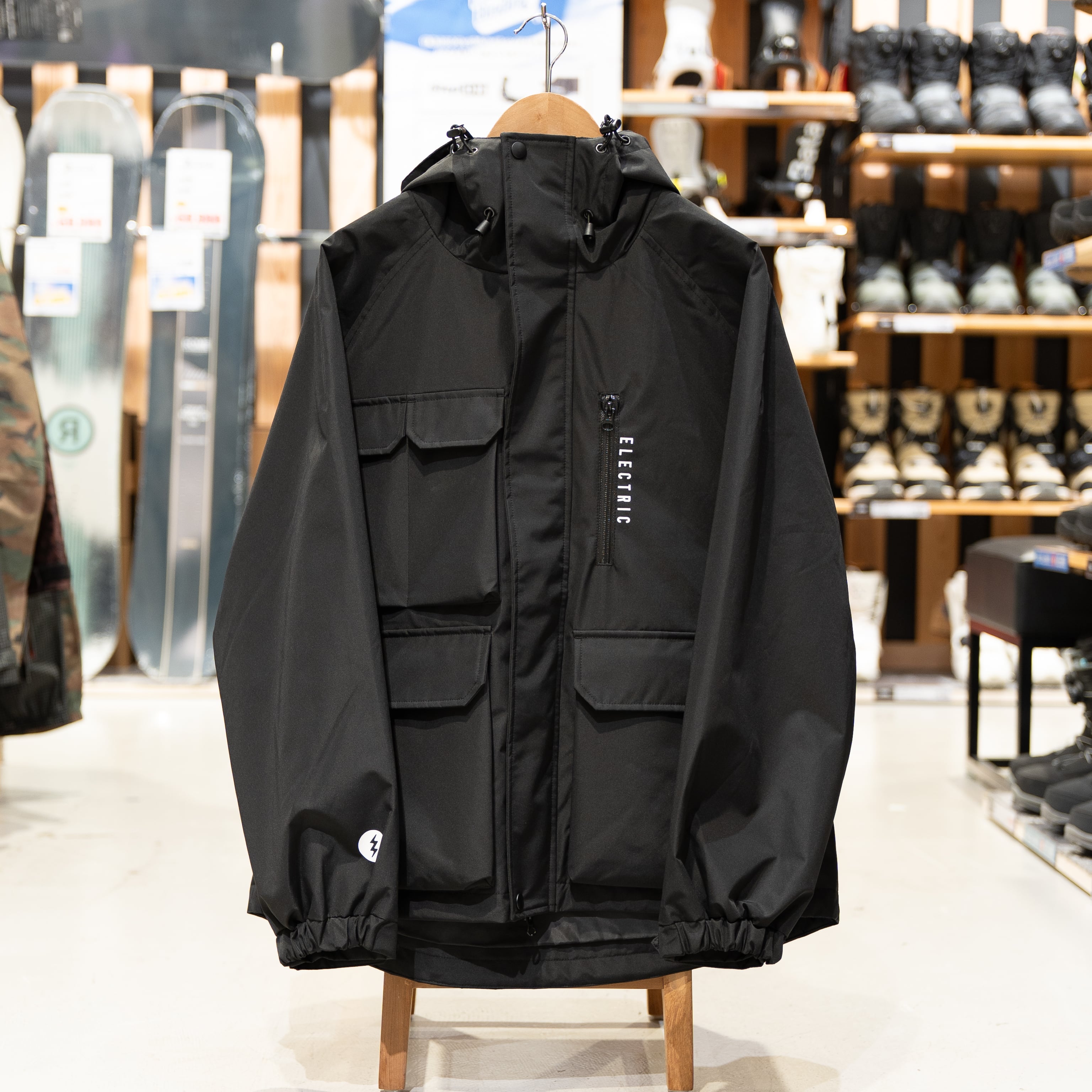 DRT × ELECTRIC / TROPHY SHOT DRY HOOD（BLACK） | MURASAKISPORTS