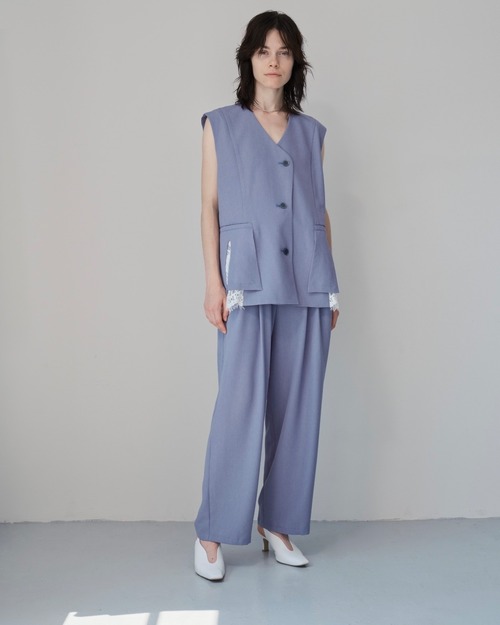 PANORMO/double belt pants