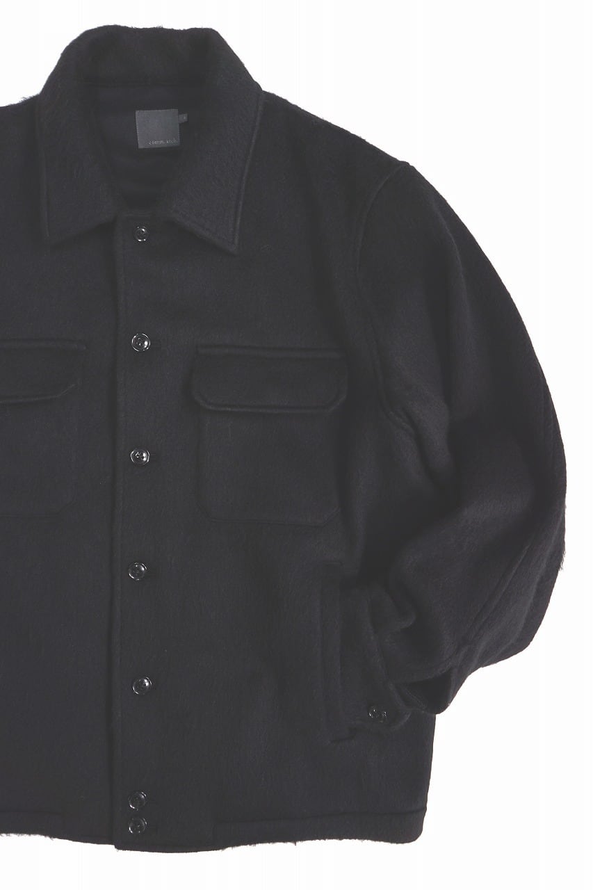 Angora Shaggy Shirt Jacket