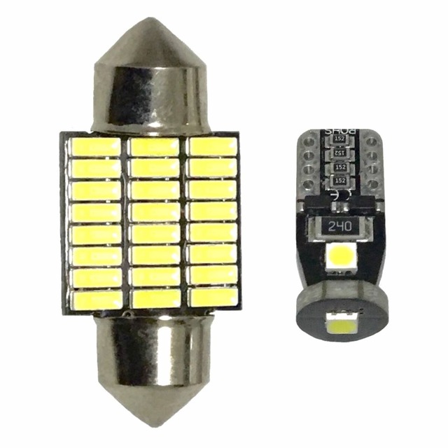 ACT/ZCT10系 Opa(オーパ) 超豪華版 適合パーツ ルームランプセット 車内灯 読書灯 T10 LED ウェッジ球 汎用バルブ 電球 ホワイト トヨタ