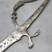 ベリーダンス 小物 シミター ソード シルバー系 剣 刀 全長73cm 重さ625g ステージ 銀 舞台 イベント ショー ダンス小物 小道具 練習 レッスン かっこいい ダンス用品