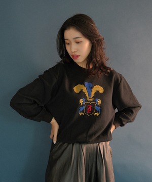 【予約分】"Yves Saint-Laurent "black sweat