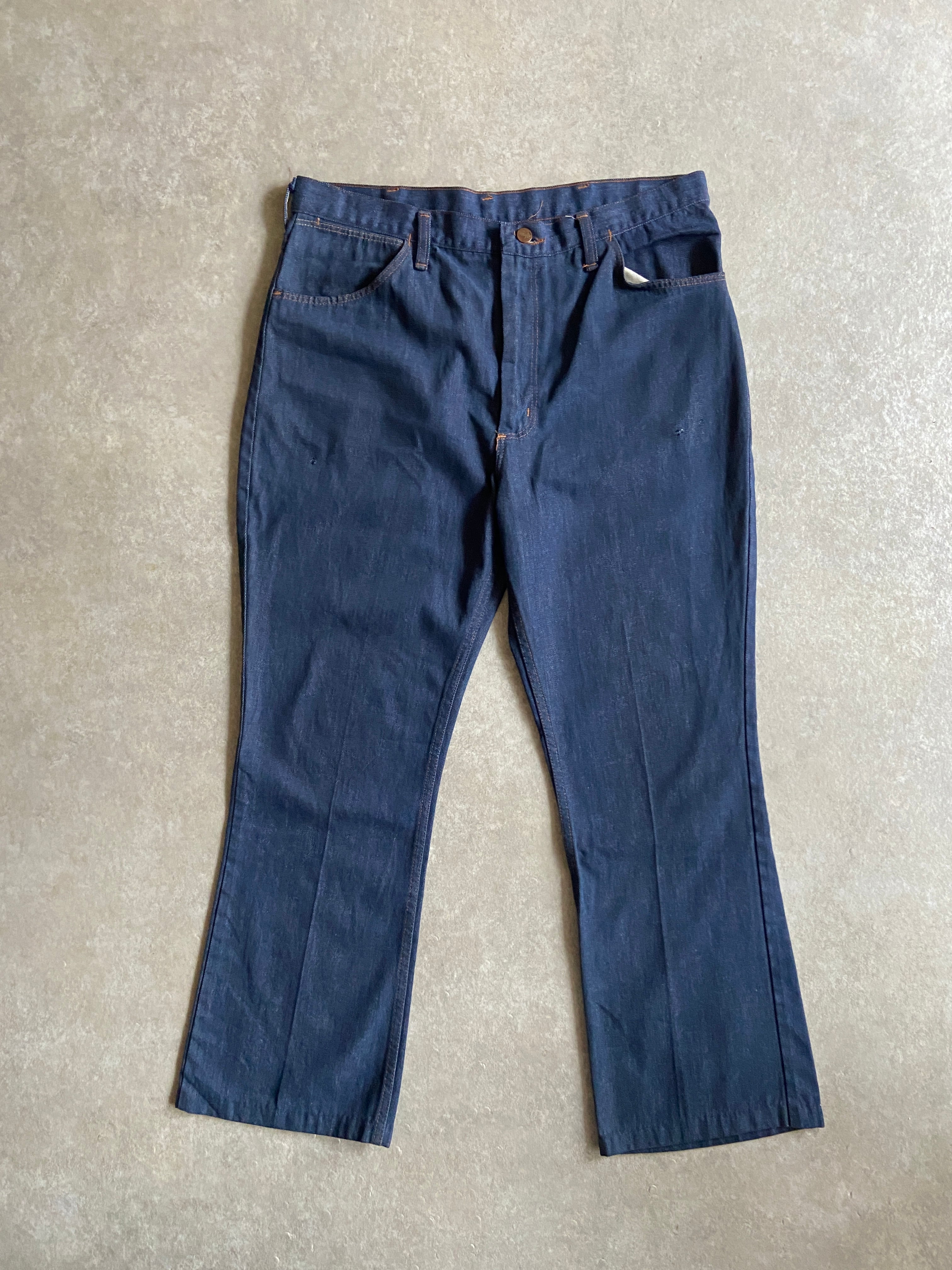 1970s Wrangler Denim 938 Flare W35 L29 Made in USA G825 | ROGER'S