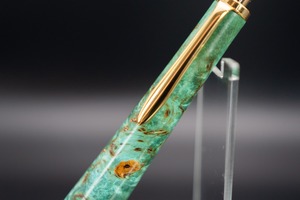 【翠玉】 マスールバーチ 極上 スタビライズドウッド gold MP