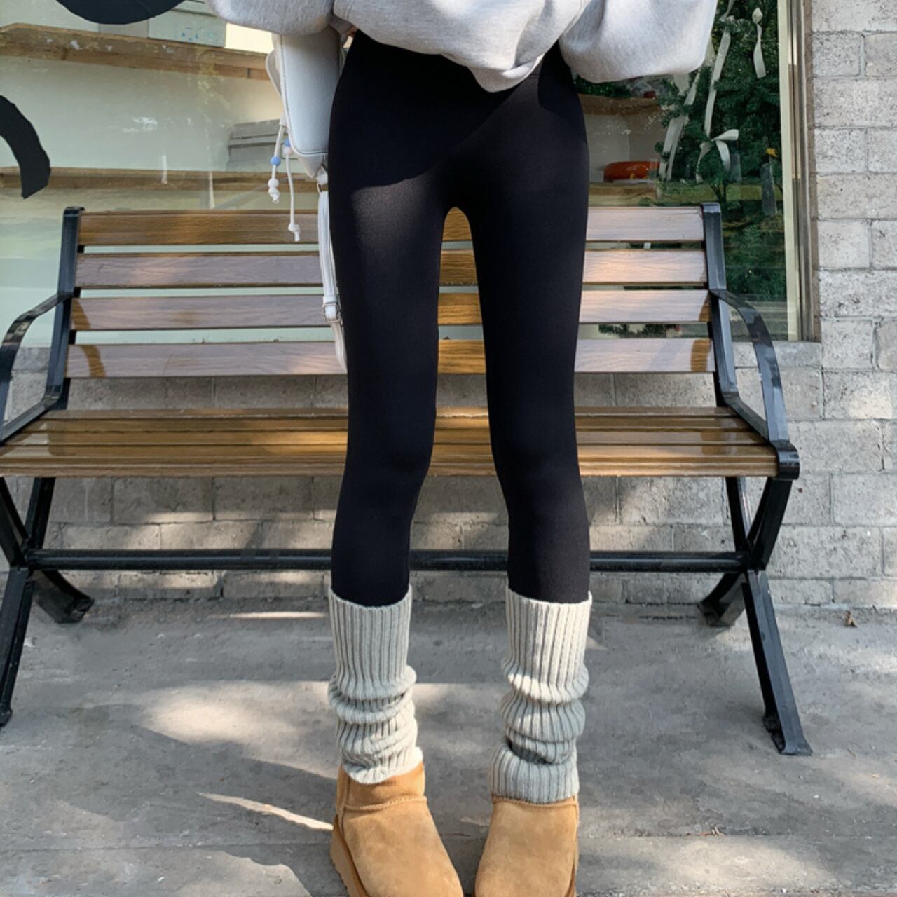 ハイウエストレギンス裏起毛 00045