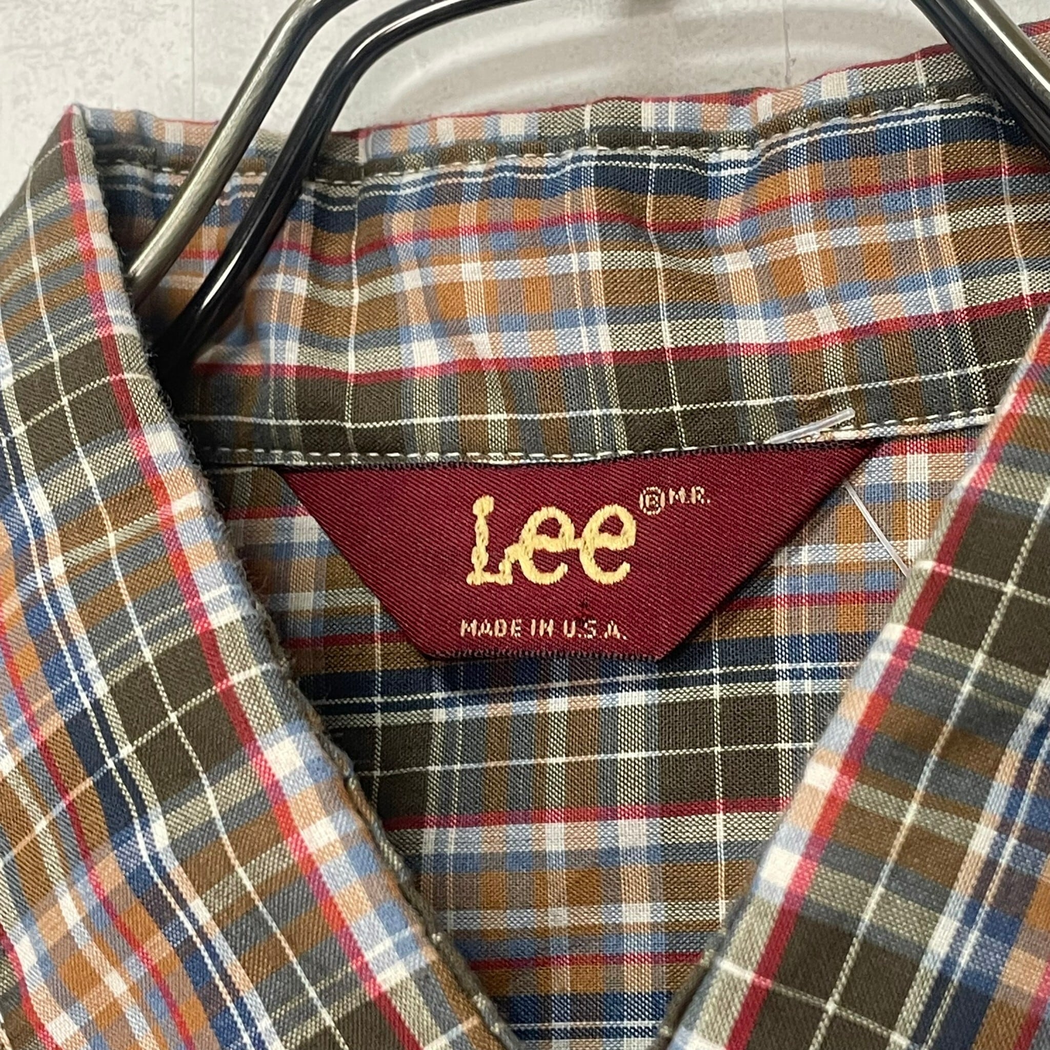 Made in USA】Lee ネルシャツ L チェック柄 ブランドタグ | 古着屋OLDGREEN