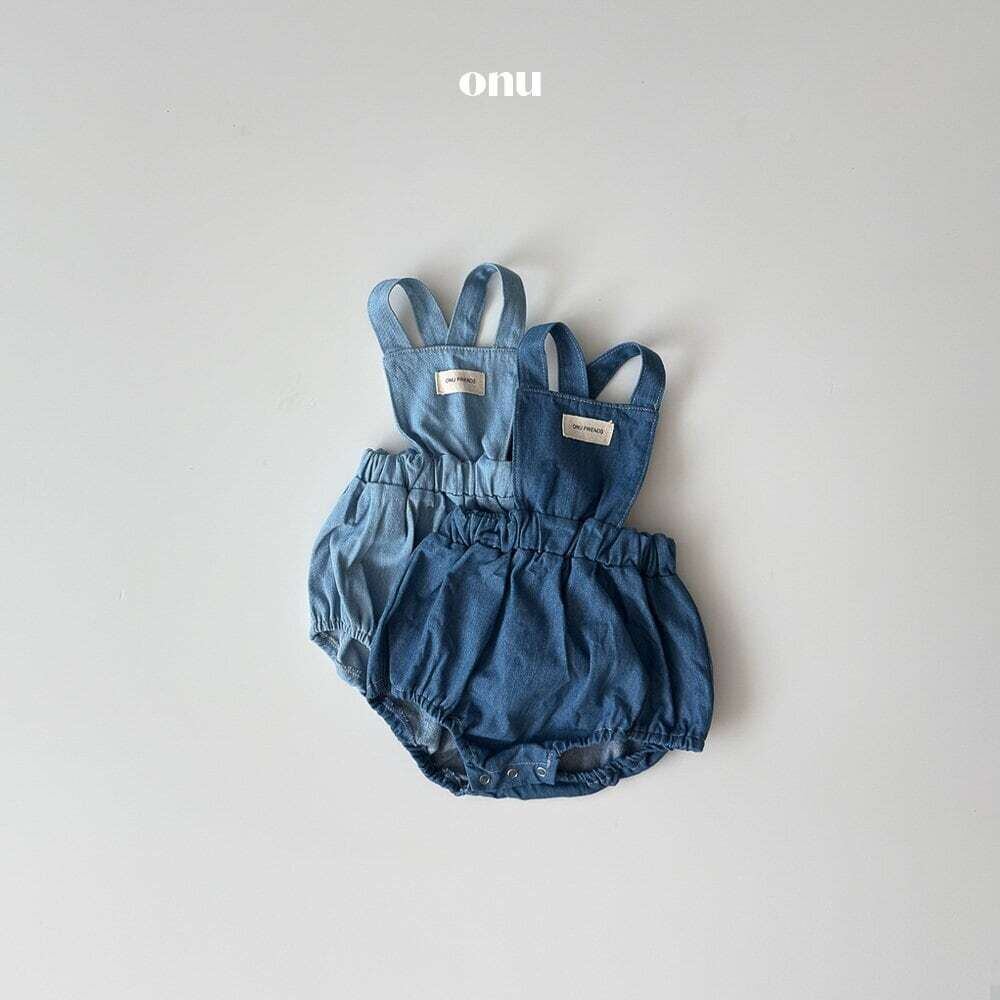予約⌇ONU / Denim melange suit baby (12M)