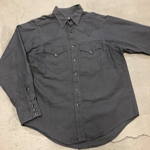 ⊕ROCK MOUNT WESTERN SHIRT GRAY