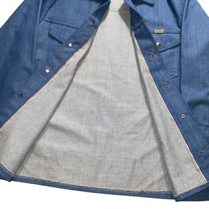 vintage 1970’s BIG YANK light blue denim shirt jacket