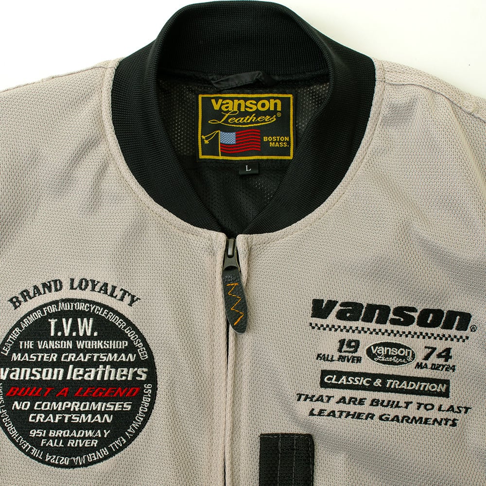 VSE26102S メッシュMA-1ジャケット | vansonleathers