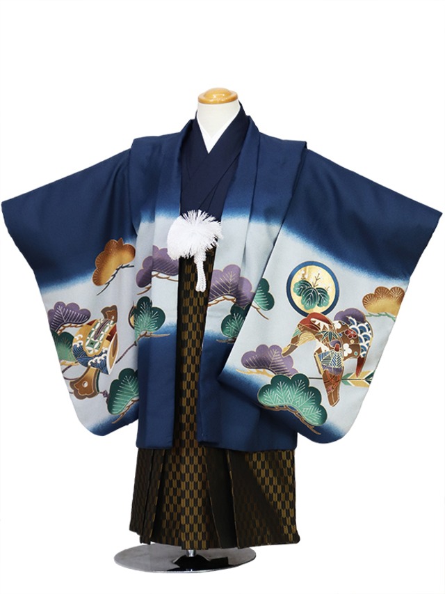 3,4歳男の子【かんたん着付け】AO1340