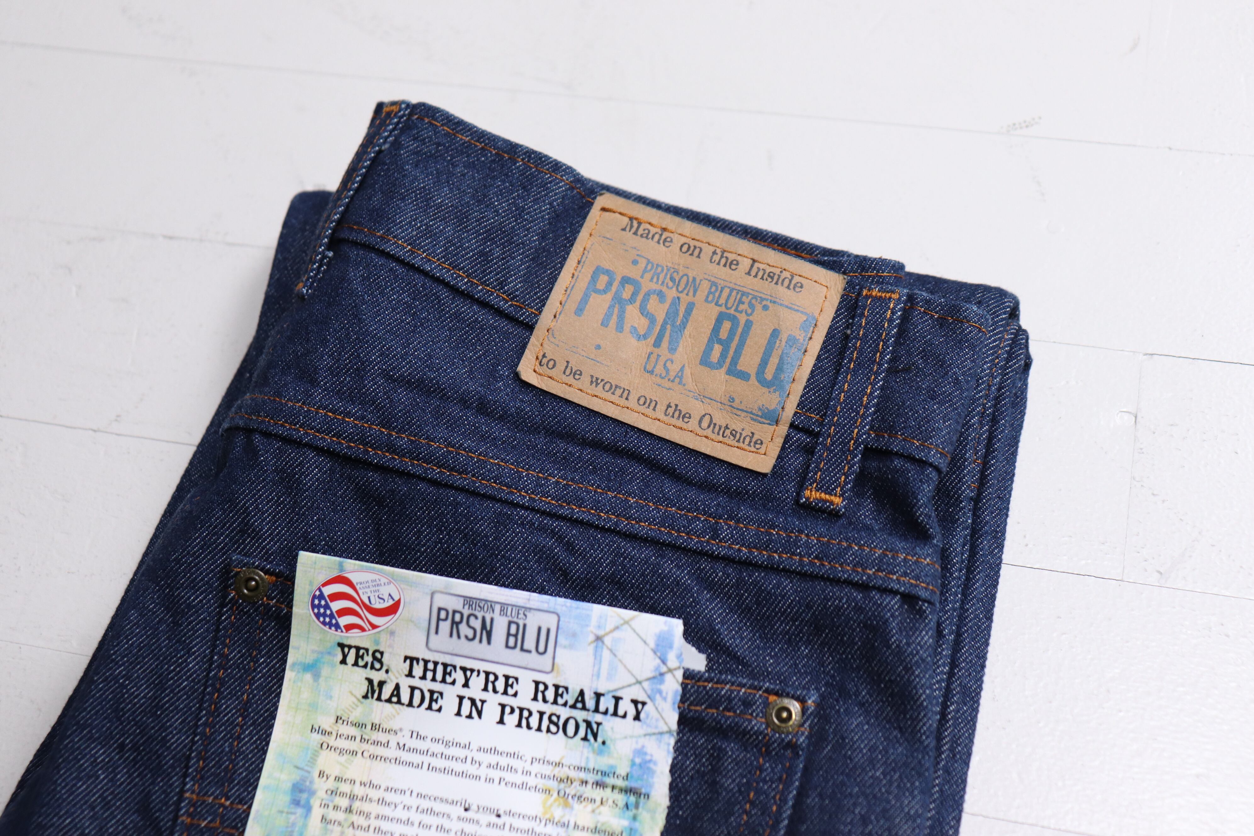 PRISON BLUES Double Knee Jeans | ROGER'S vintage&used clothing - ロジャース -
