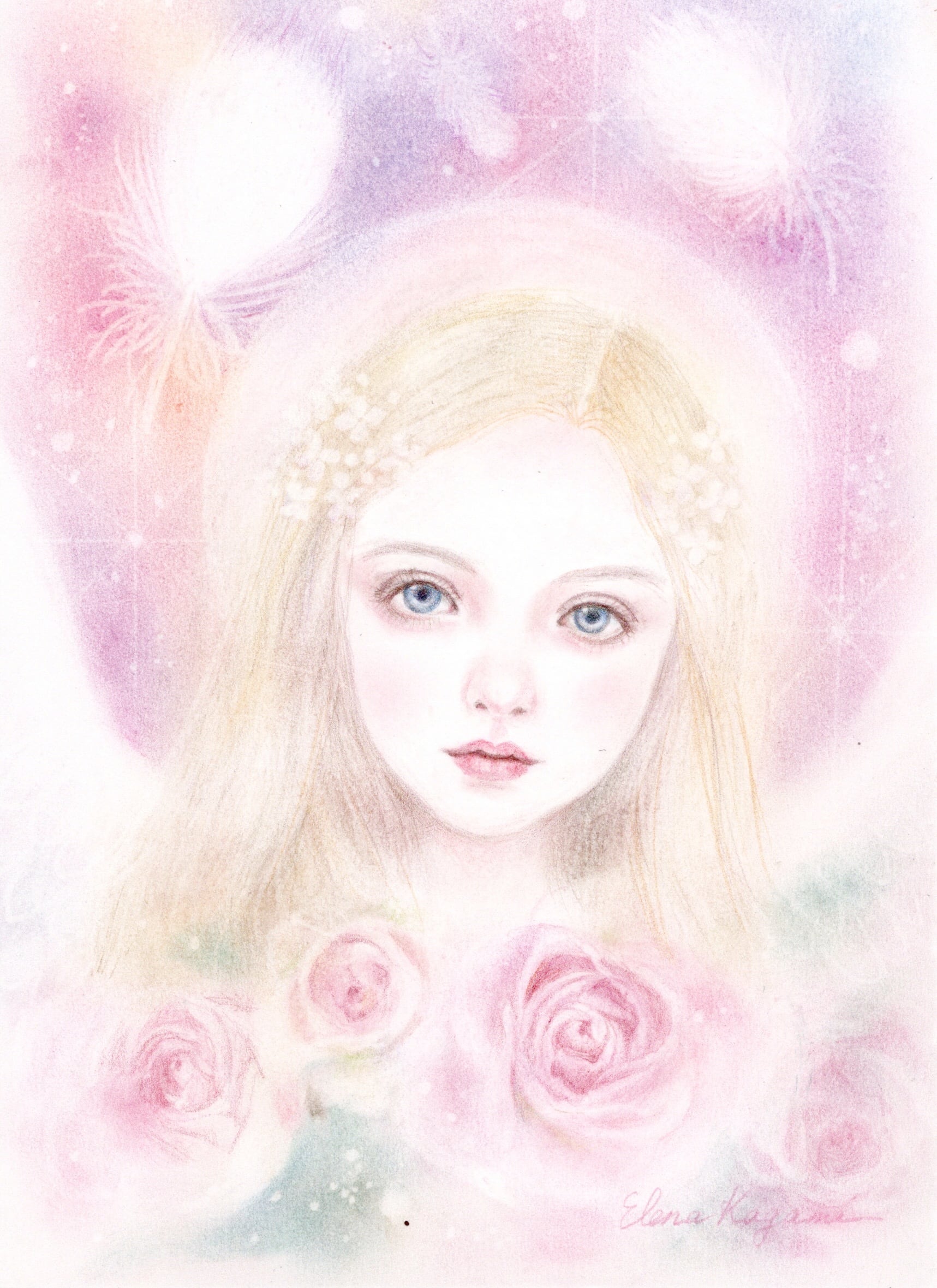 スーパーユニコーンA（原画） | 伽神エレナ RoseLotus