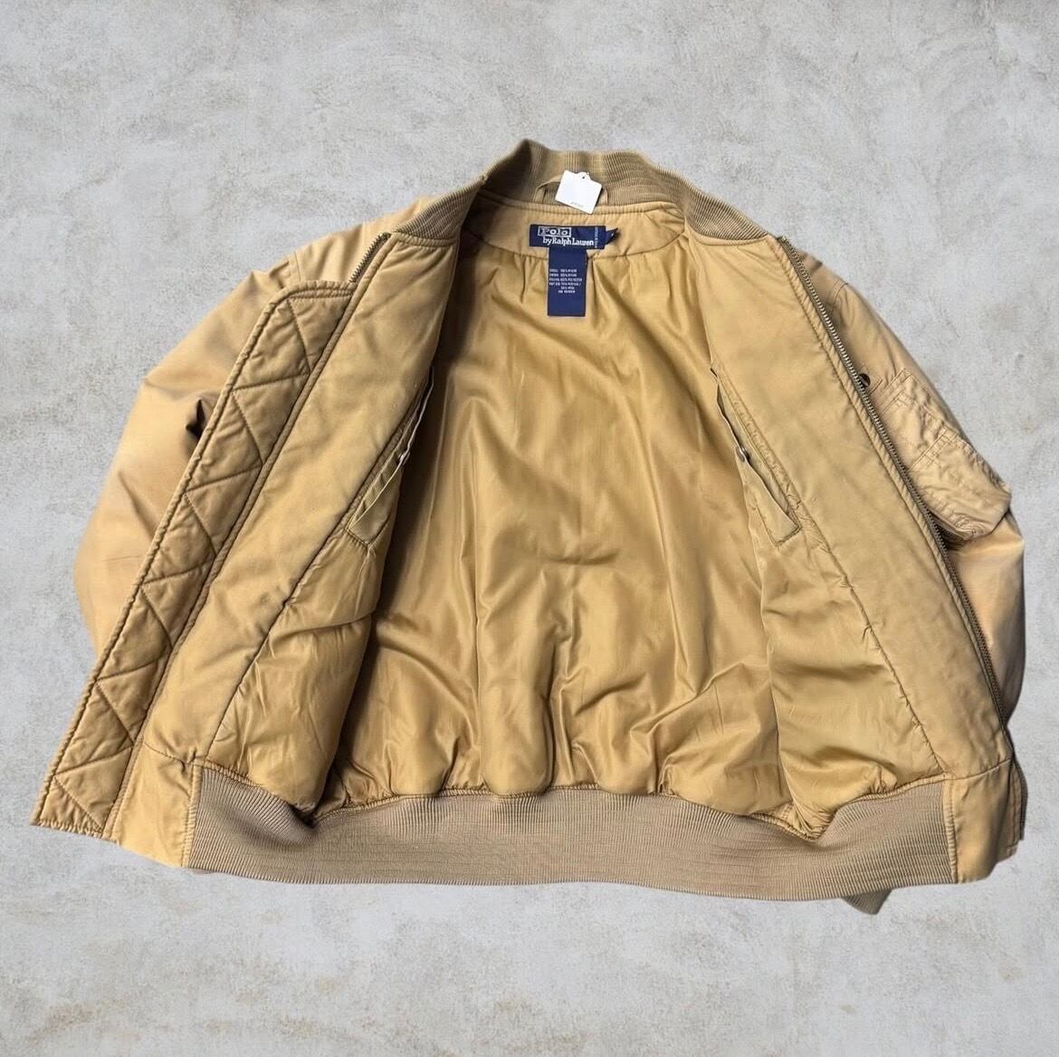 90's Polo by Ralph Lauren Bomber Jacket ''MA-1 Type''【下北沢店