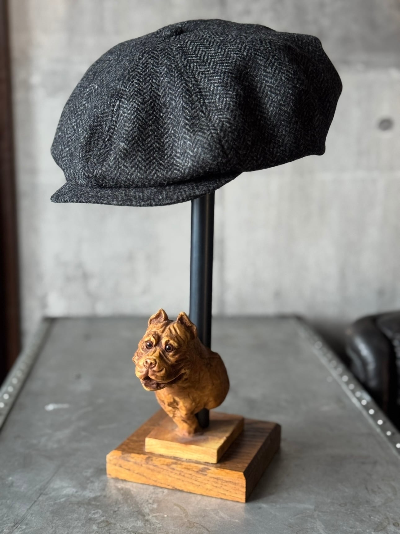 THE H.W.DOG&CO. PEAKY CAP (D-01088) GRAY | PAY ID