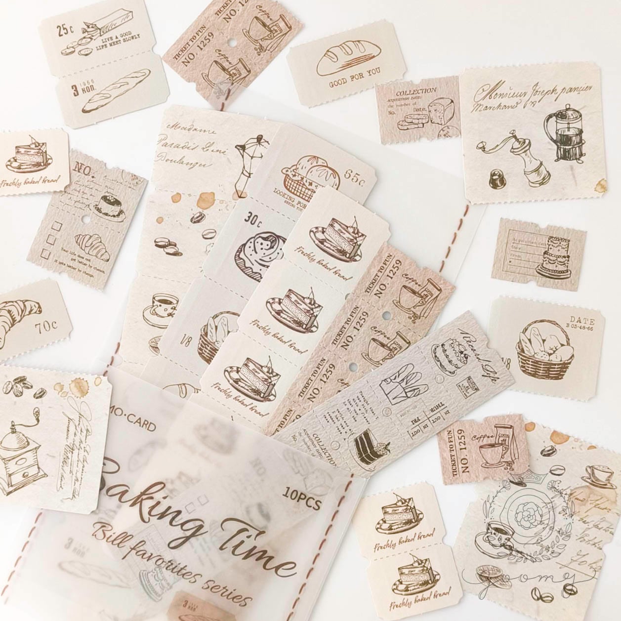 ミシン目加工シール Bill Favorite 2 <S1030>