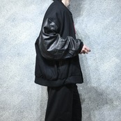 leather switching design award jacket