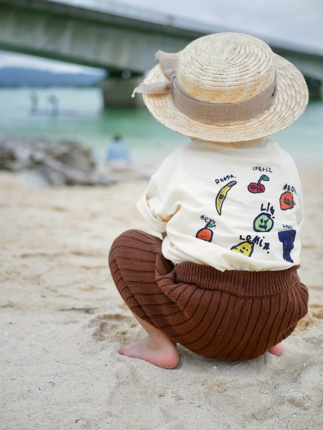 【予約】送料無料 Grown / ORGANIC FRUIT SALAD TEE - MILK