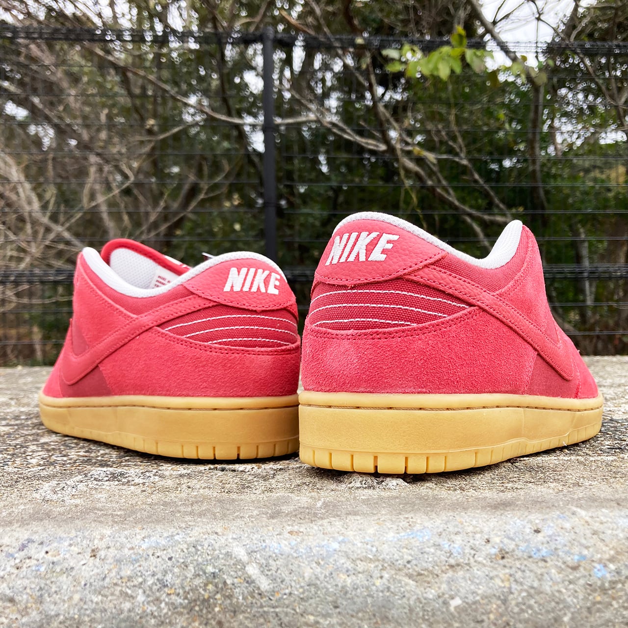 nike supreme sb dunk low 26cm red 赤