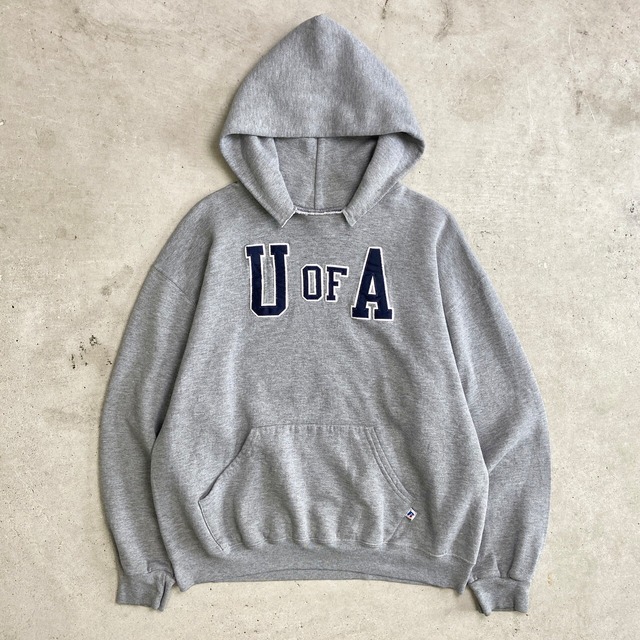 00年代 RUSSELL ATHLETIC ラッセル スウェットパーカー カレッジ 