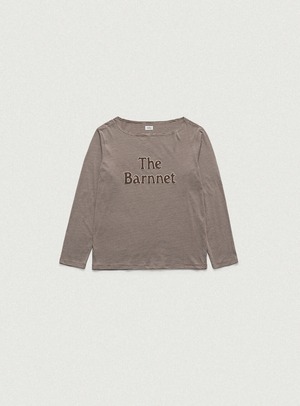 2月末発送 [The Barnnet] Talat Boat Neck Stripe T-Shirt_Brown 正規品 韓国ブランド 韓国通販 韓国代行 韓国ファッション ザ バーネット ザバーネット 日本 店舗