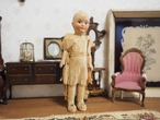 インディアンの男の子ビスクドール 画像1