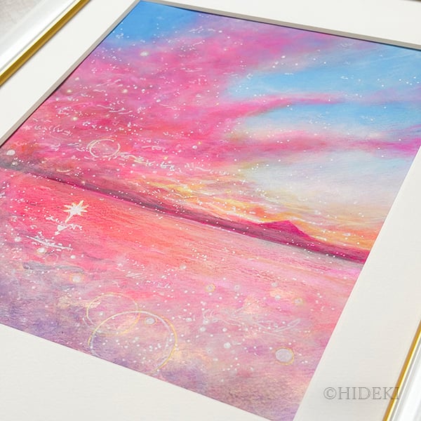 一点物】鳳凰の絵画｜海と空の煌めき「Stellar Grace」ヒーリング