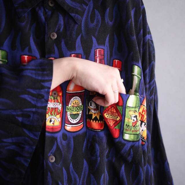 "BIG DOGS" tabasco multi pattern XXXXX super big h/s shirt