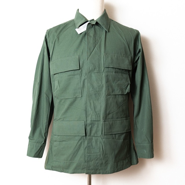 【DEADSTOCK】U.S.Army BDU Jacket "GREEN483" 米軍 実物 BDUジャケット グリーン483 単色 希少 レア
