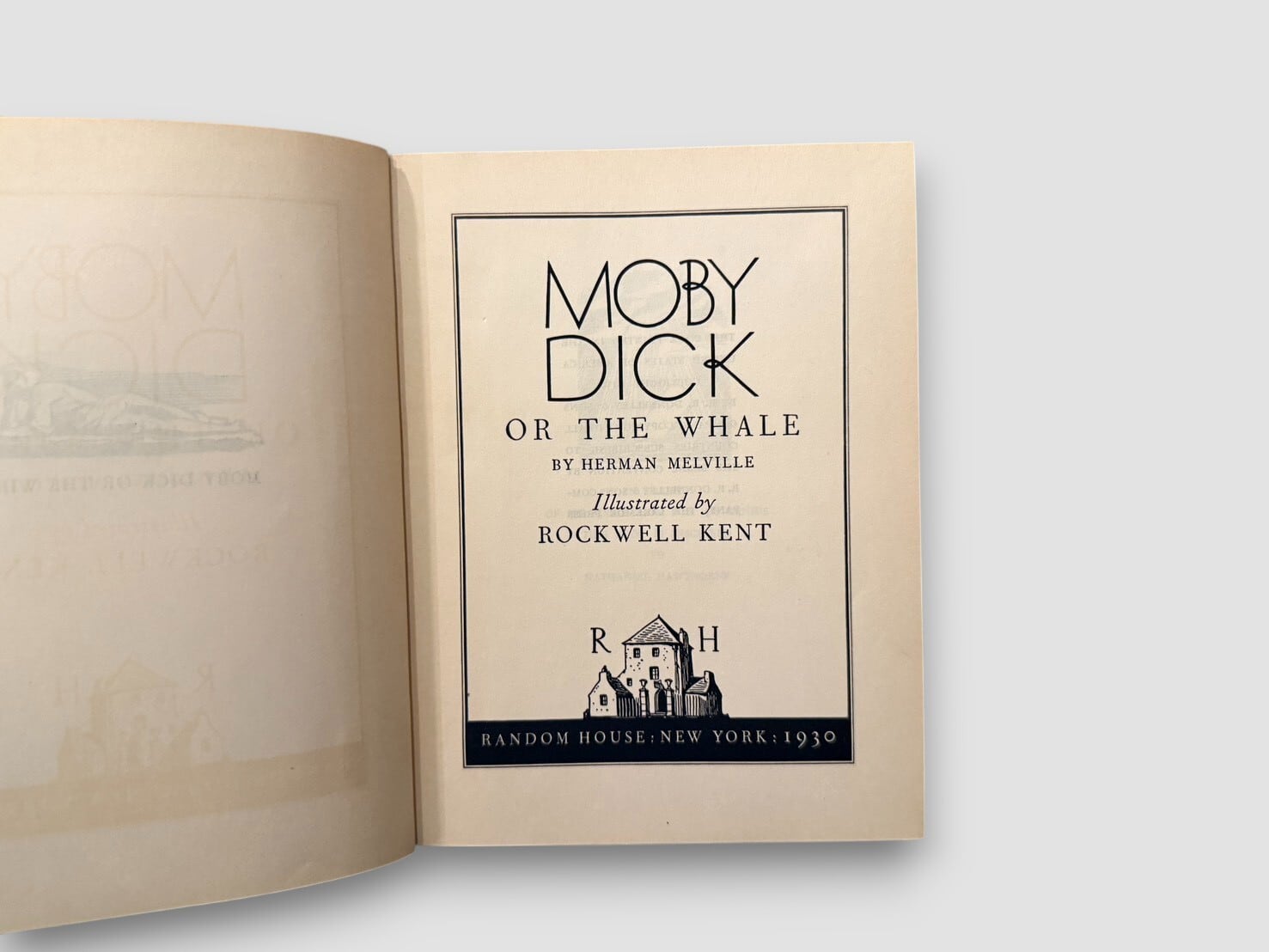 RL152】【FIRST EDITION ILLUSTRATED BY ROCKWELL KENT】Moby-Dick; or