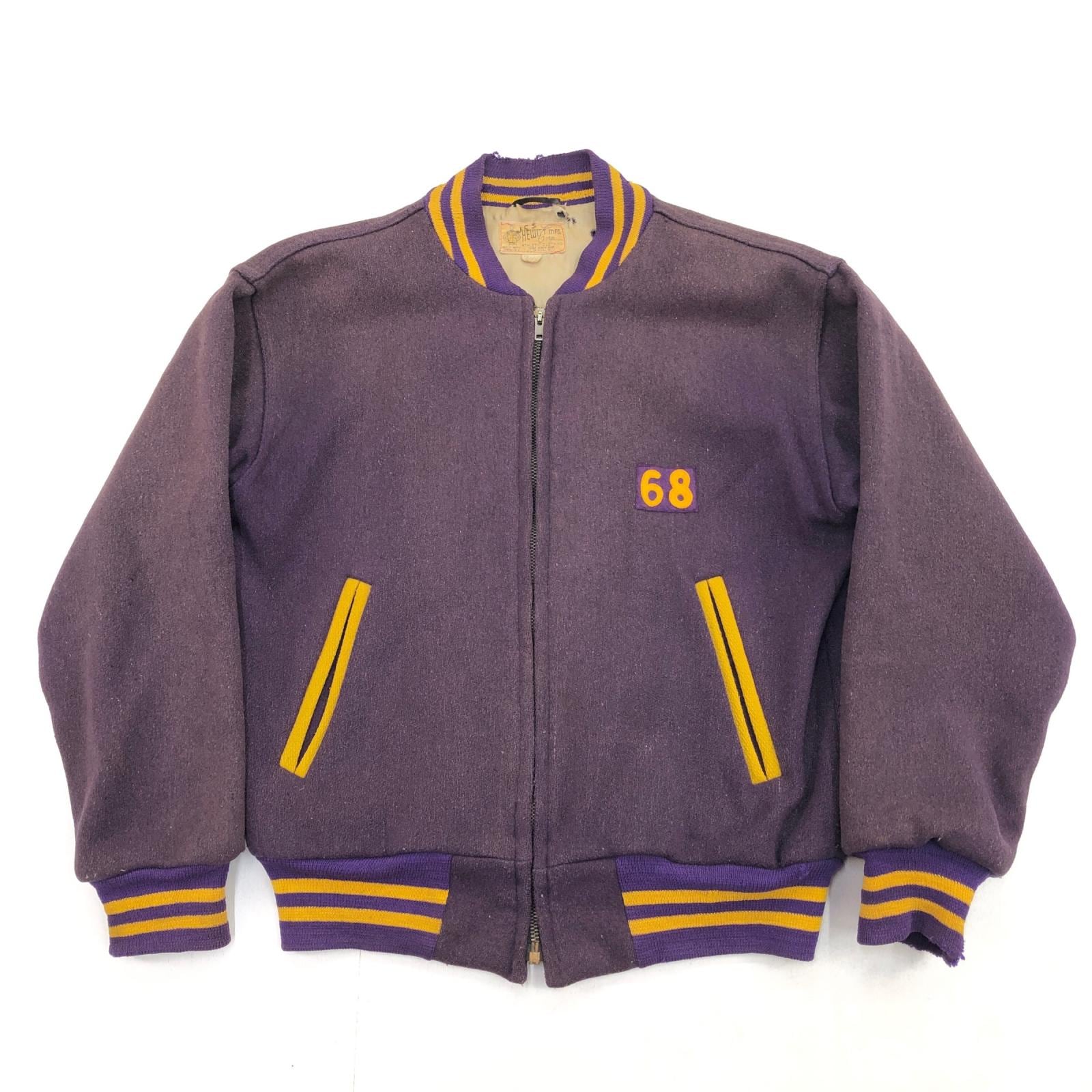 HEWITT MFG. CORP.ヒューイット 60年代 USA製 ウール スタジャン