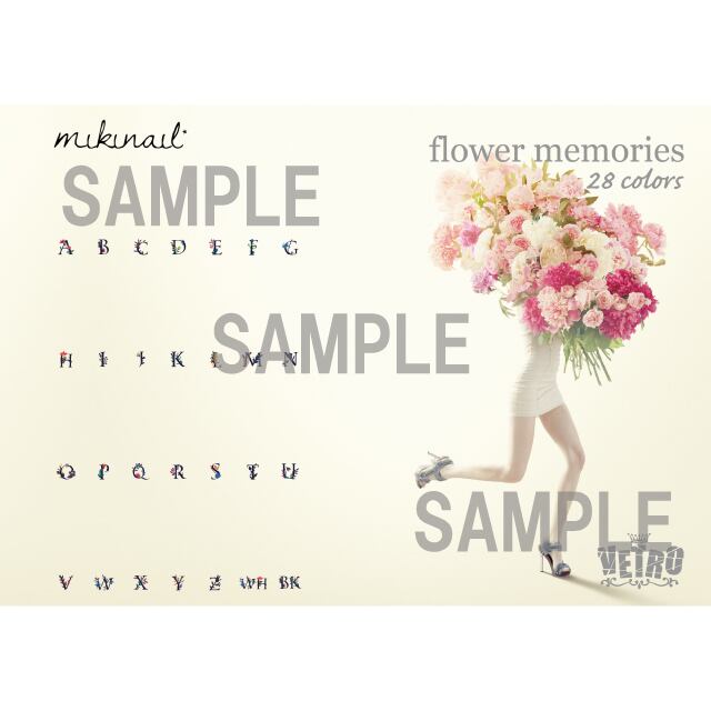 第1弾】flower memories | mikinail