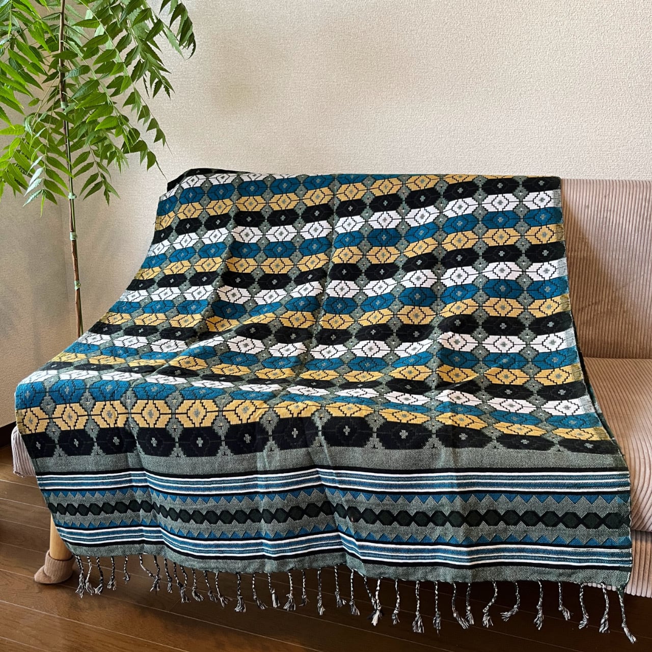 ヤクの毛　カーペット　ネパール ヤクの毛 カーペット ネパール