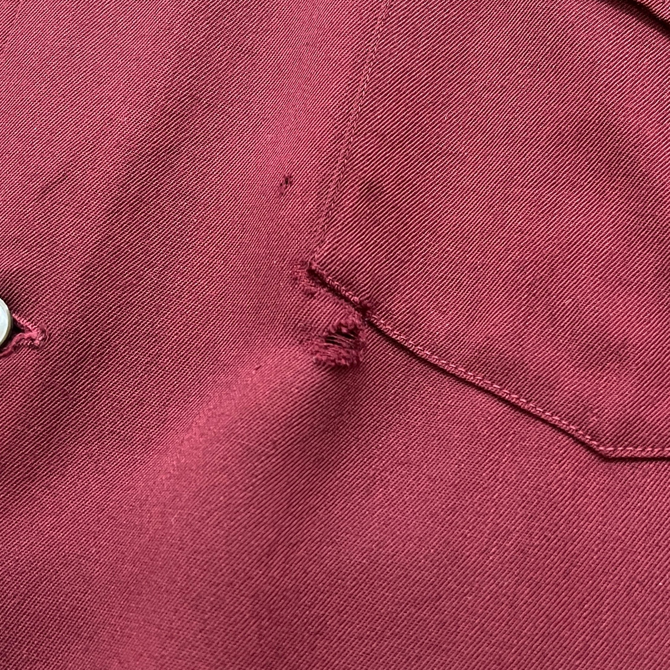 40s Creveling Of California Rayon Shirt 40年代 レーヨンギャバ