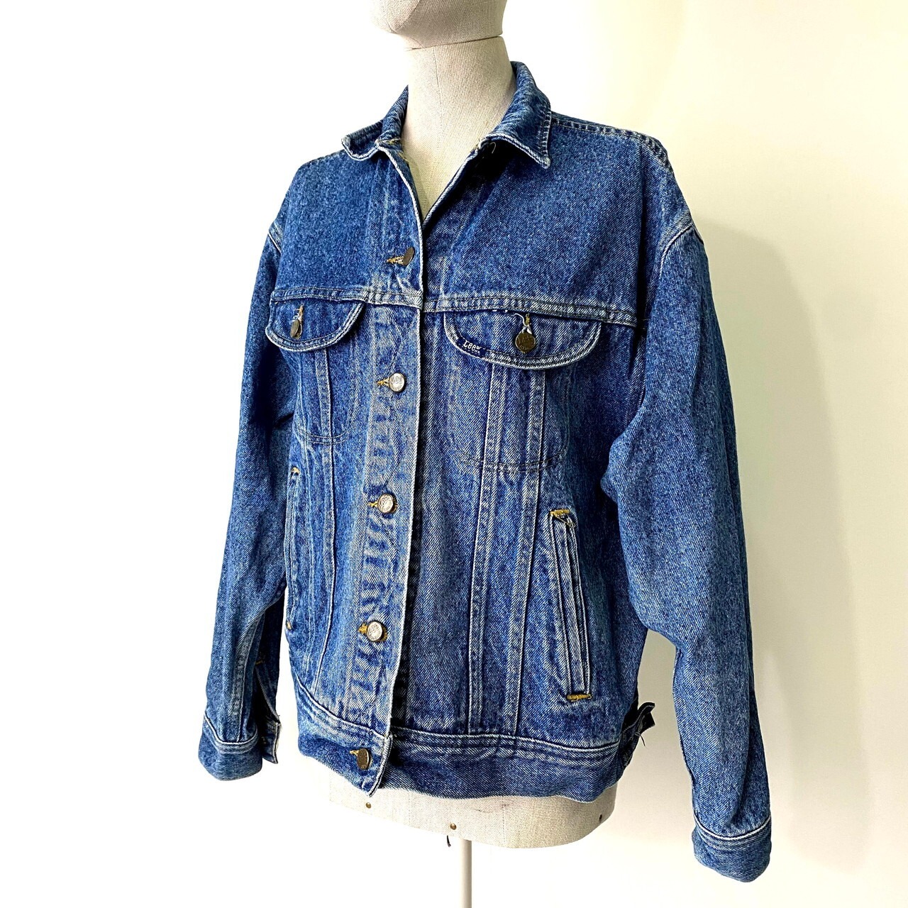 USA製 90年代 LEE RIDERS リー ライダース ケミカルウォッシュ デニム 
