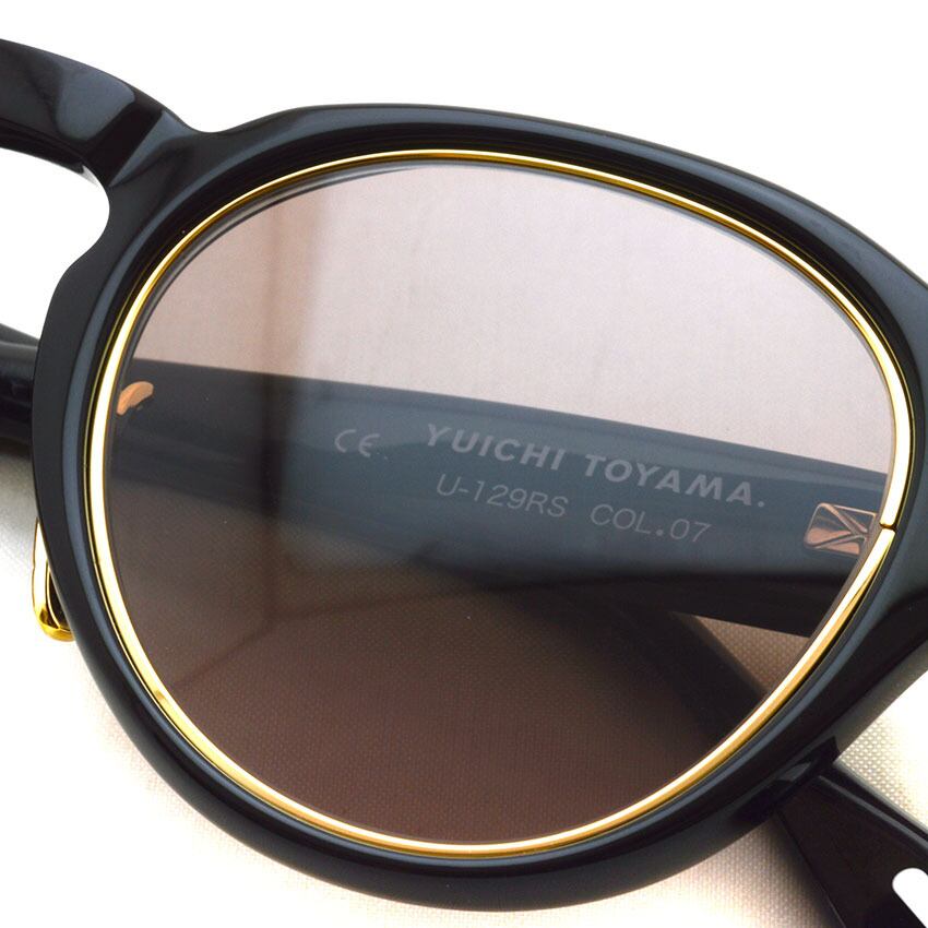 YUICHI TOYAMA / U-129 RS DFW / SG 07 Black/Gold - VBR-01 lenses