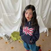 韓国子供服 / ninibello / London Patch Hoodie  / フーディー *XS~XXL*