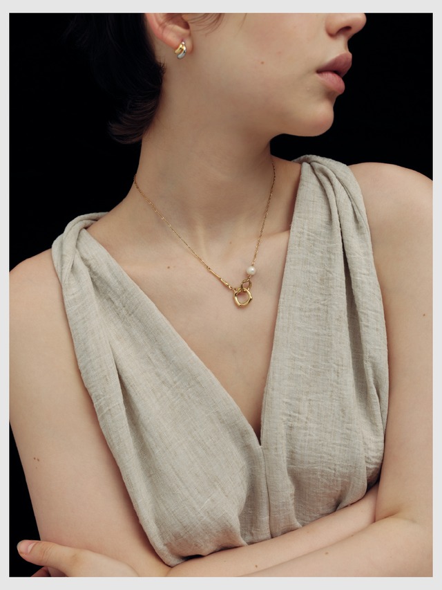 Necklace -Gold-