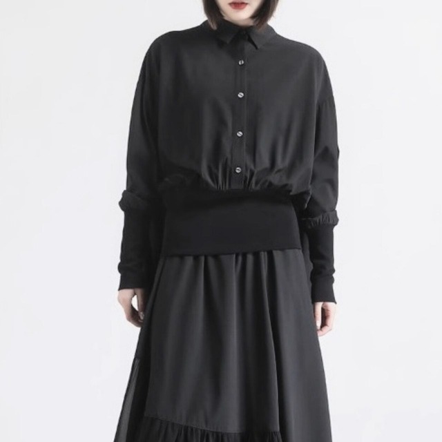 Back drape style shirt C0783