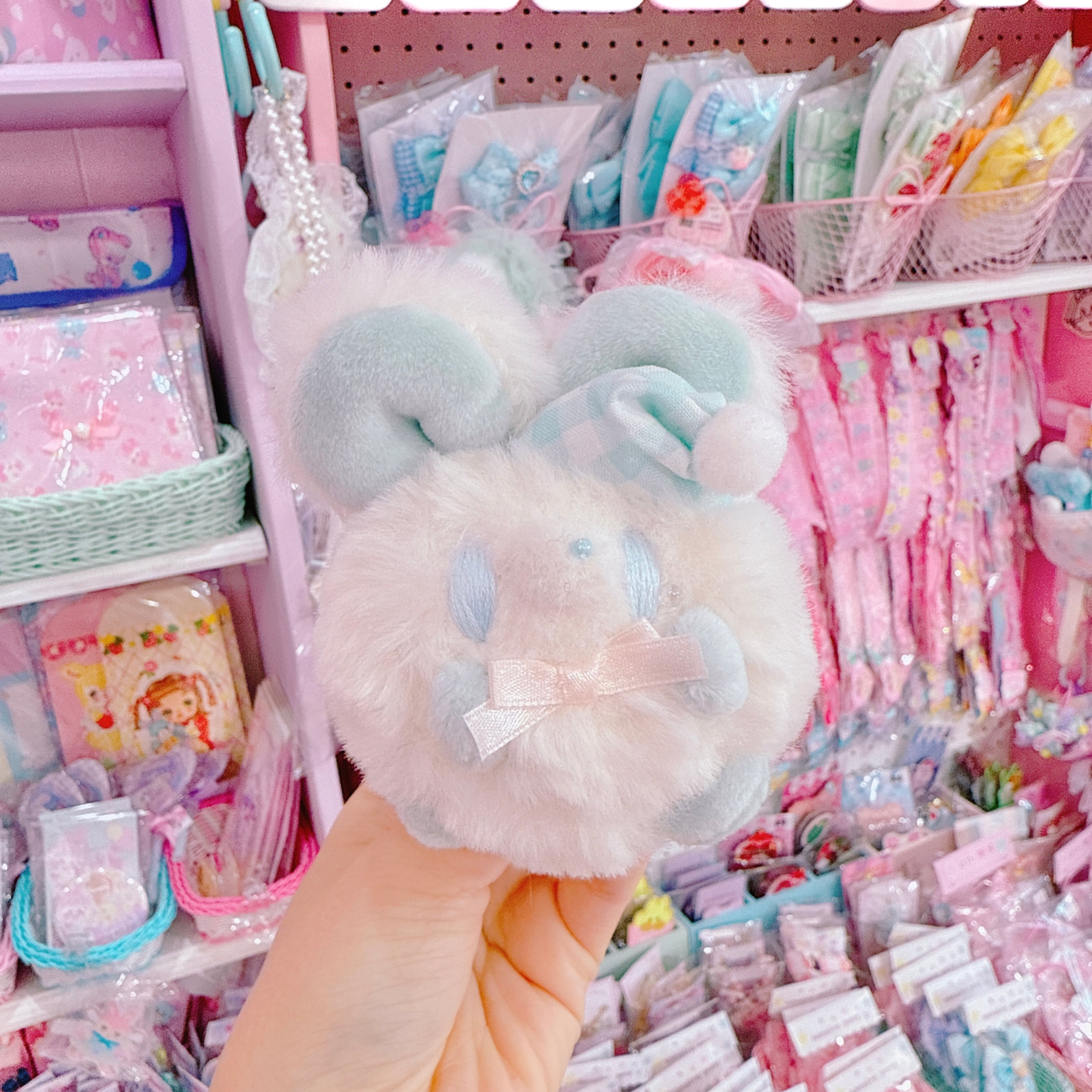 【J3】9-3おやすみうちゅうネズミ（てんし）ぬいぐるみ