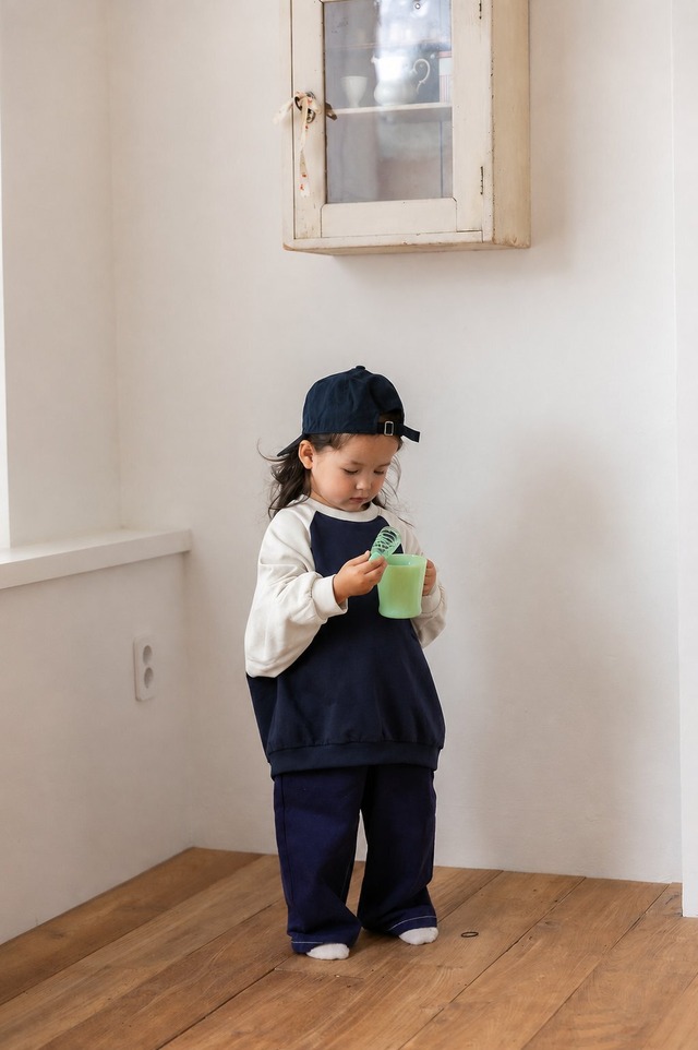 《予約》送料無料【oatmeal】Tutu Raglan Sweatshirt