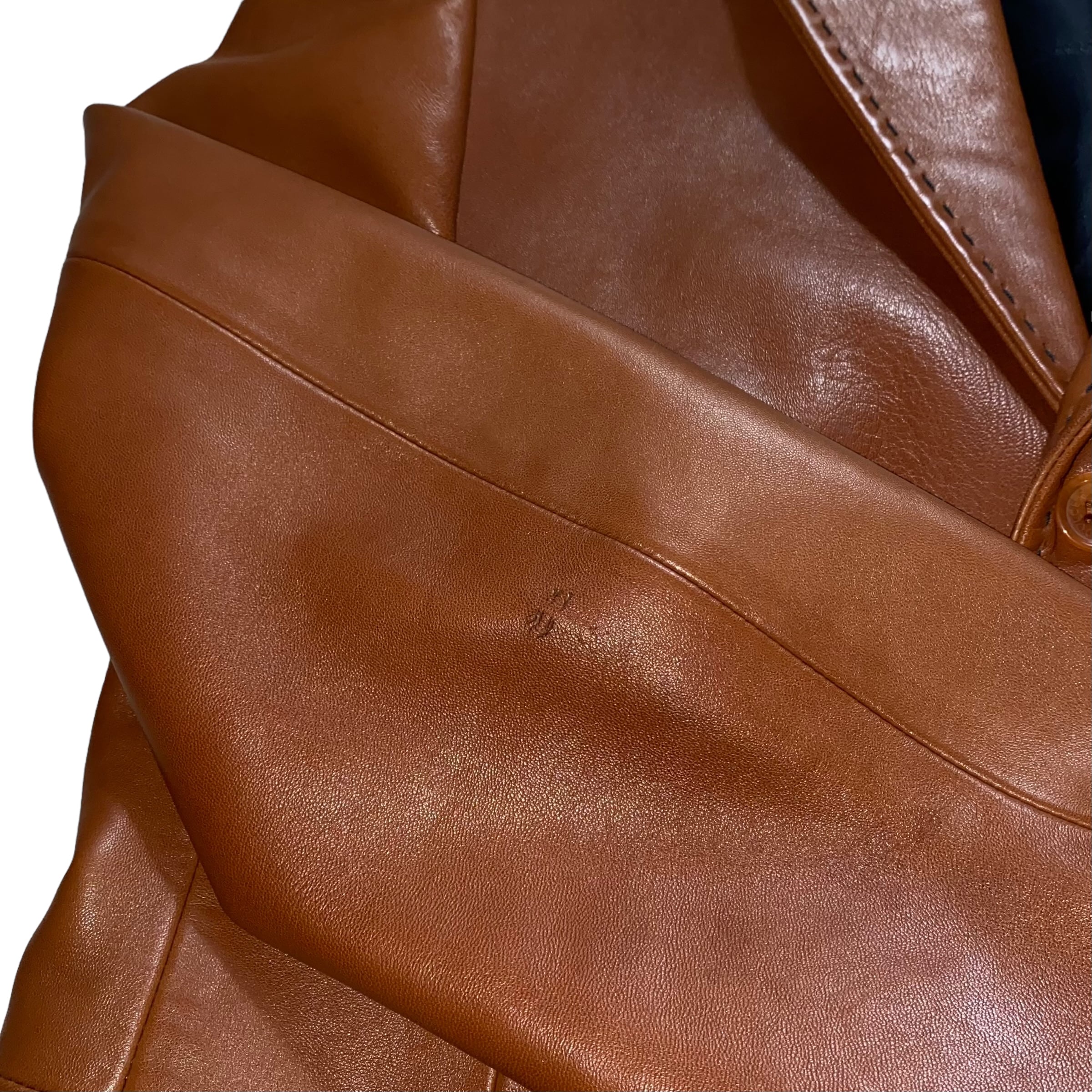 archive DOLCE&GABBANA leather tailored jacket | NOIR ONLINE