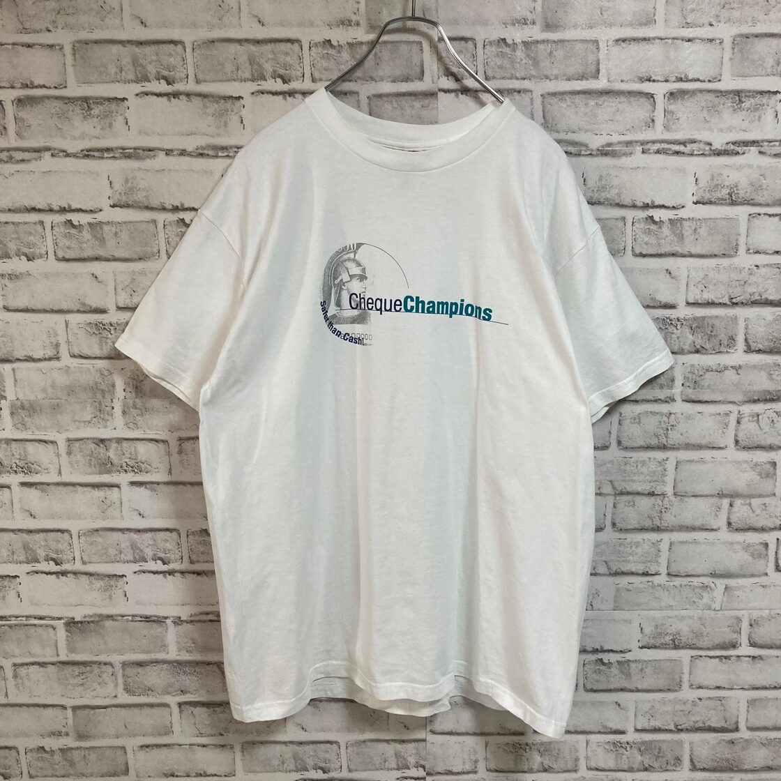 FRUIT OF THE LOOM】S/S Tee XL 90s Parody Tee “AMEX” Tシャツ 