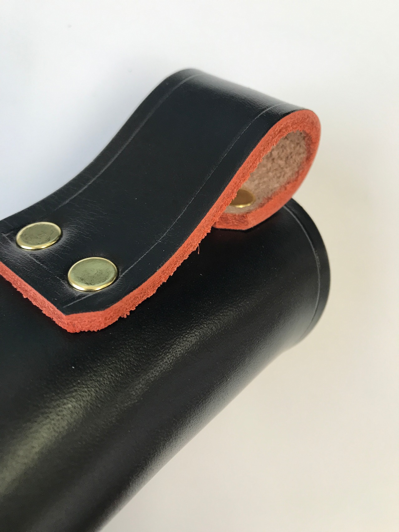 Yoshida 革製ハサミケース 1丁入れ ブラック 未使用品 全長18cm | OandA
